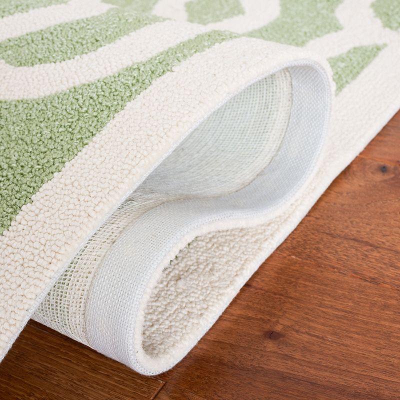 Four Seasons FRS466 Hand Tufted Area Rug - Seafoam/Ivory - 8'x10' - Safavieh.
