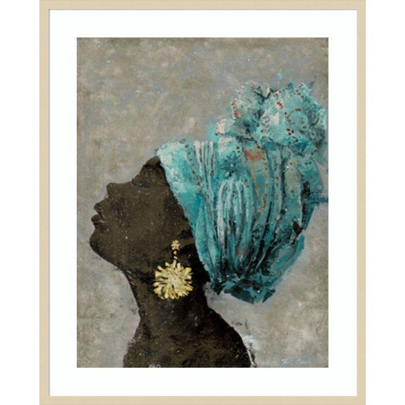 Amanti Art Profile of A Woman II by Marie Elaine Cusson Framed Wall Art Print