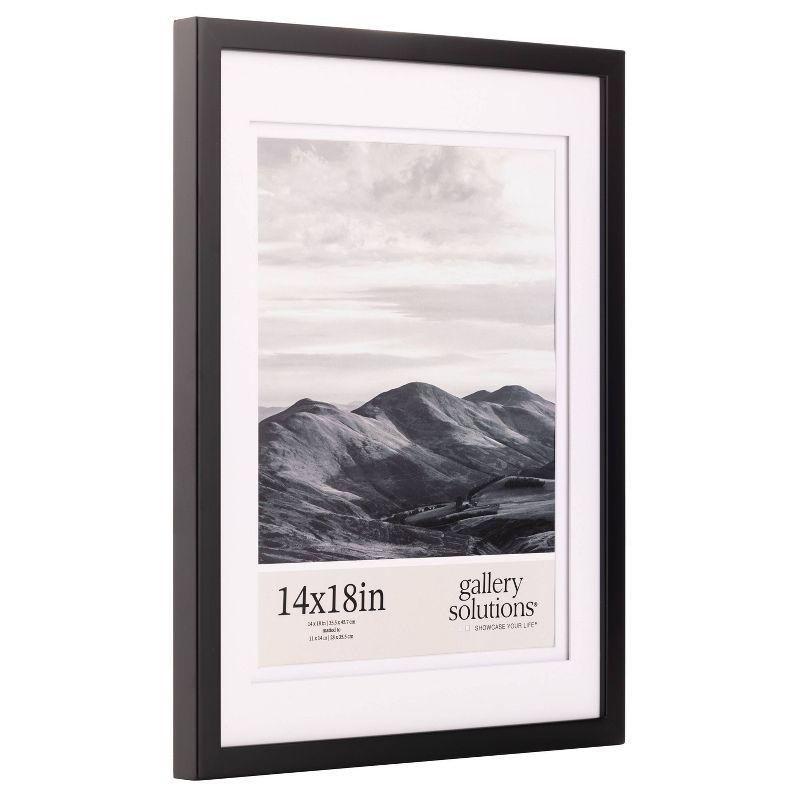 Gallery Solutions Wall Hanging Double Airfloat Mat Picture Frame