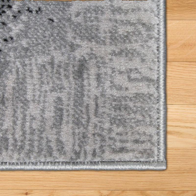 Home Dynamix Catalina Bismark Contemporary Geometric Area Rug, Grey/Blue, 5'3"x7'2"
