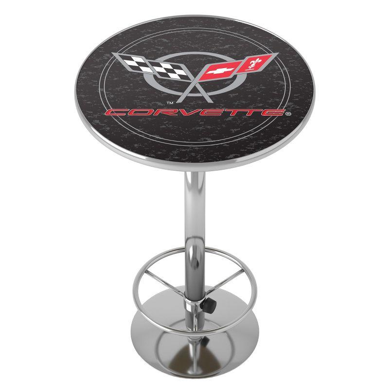 Trademark Global Round Metal Base Dining Table