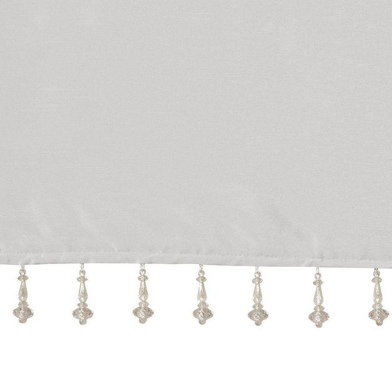 Emilia Lightweight Faux Silk Valance with Beads