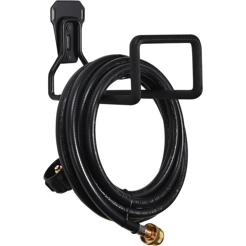 2WAYZ Heavy Duty Hose Holder for Garden - Black