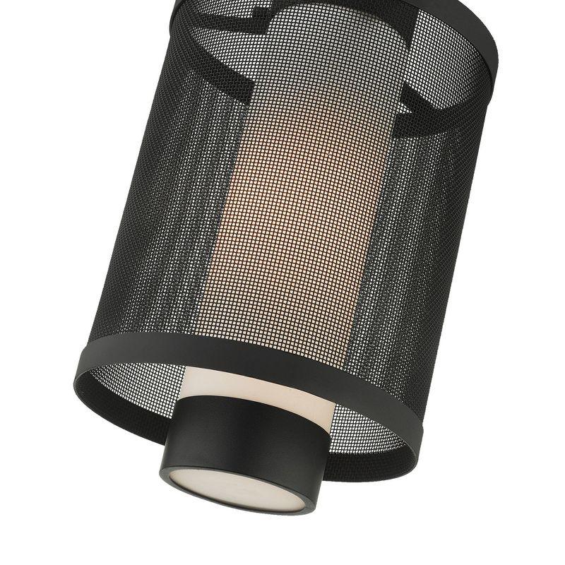 Livex Lighting Nottingham 1 - Light Pendant in  Textured Black