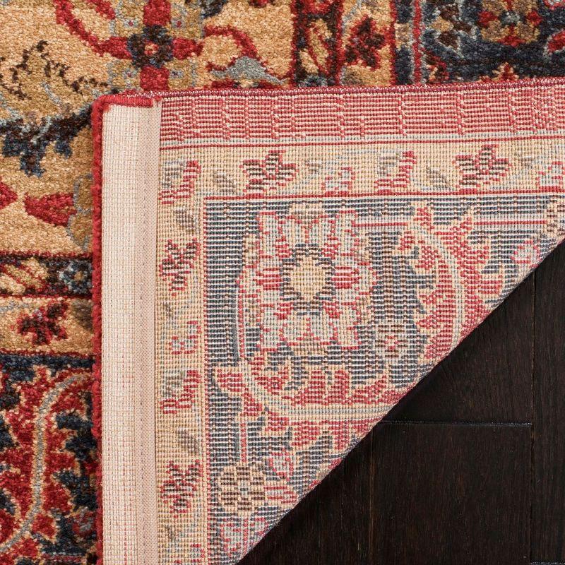 Mahal MAH621 Power Loomed Indoor Area Rug - Navy/Red - 6'7"x9'2" - Safavieh.