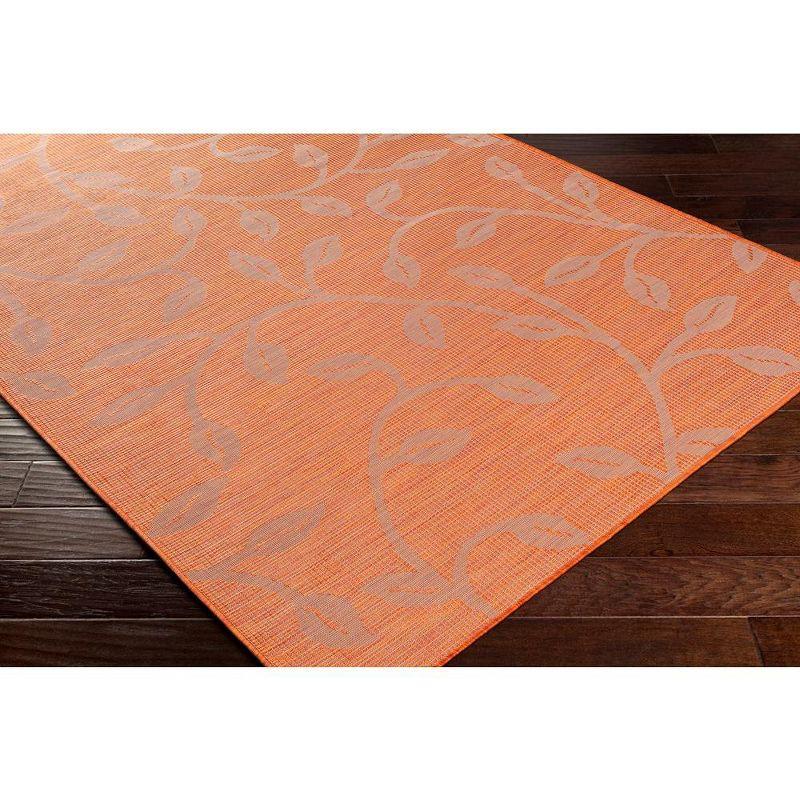 Mark & Day Broekhorn 2'6"x4' Rectangle Woven Indoor and Outdoor Area Rugs Bright Orange