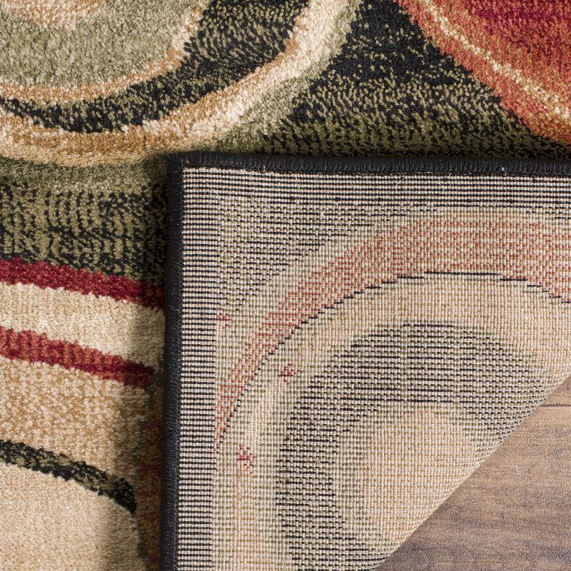 Lyndhurst LNH225 Power Loomed Runner Rug - Black/Multi - 2'3"x8' - Safavieh