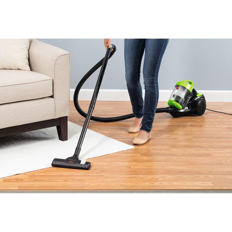 BISSELL Zing Bagless Canister Vacuum - 2156A: Lightweight Electric Cleaner, Multi-Surface, Automatic Cord Rewind