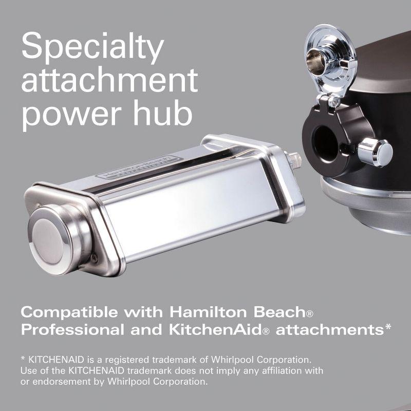 Hamilton Beach® Professional All-Metal Stand Mixer with Specialty Attachment Hub 5 Quart