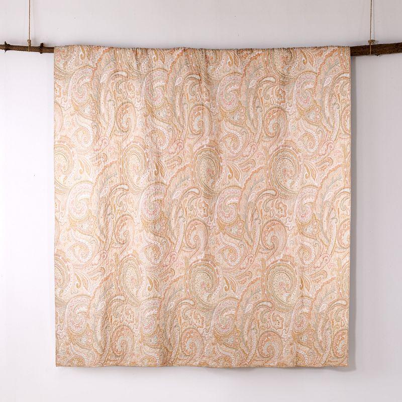 Spruce Coral Quilt Set - One Twin/Twin XL Quilt and One Standard Sham - Levtex Home