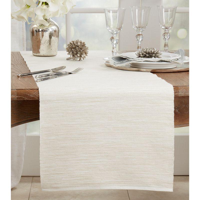 Natural Cotton Classic Design Table Runner