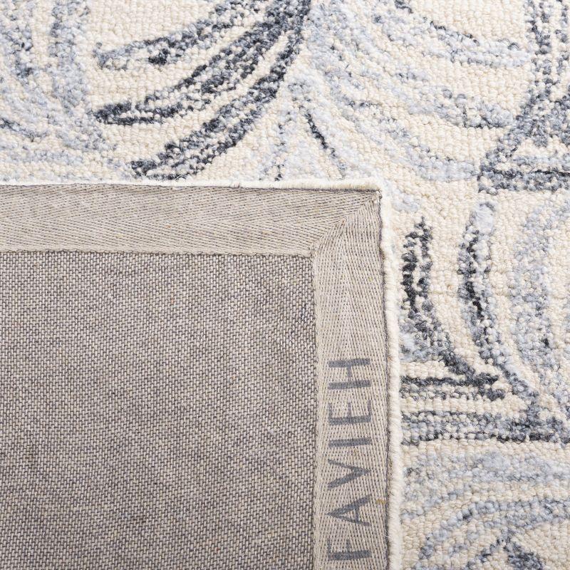 Jardin JAR728 Hand Tufted Accent Rug - Ivory/Grey - 3'x5' - Safavieh
