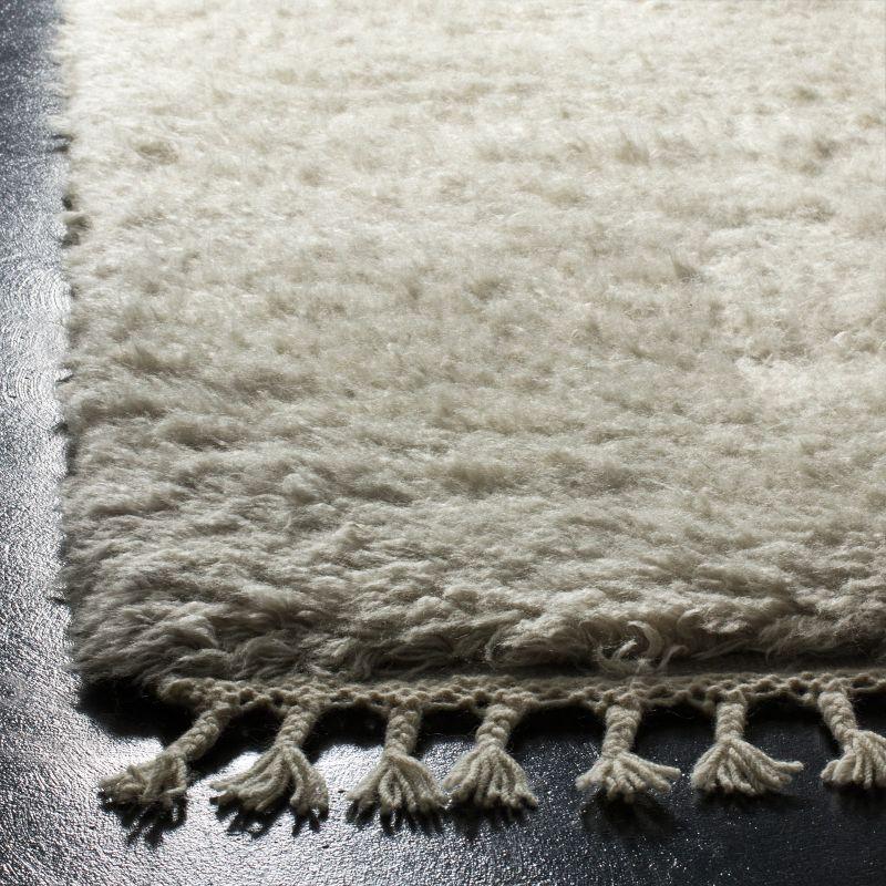 Janis Hand Knotted New Zealand Wool Solid Color Rug
