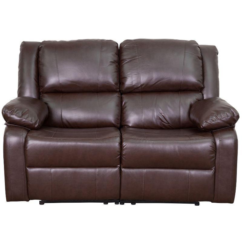 Flash Furniture Harmony Series Loveseat with Two Built-In Recliners