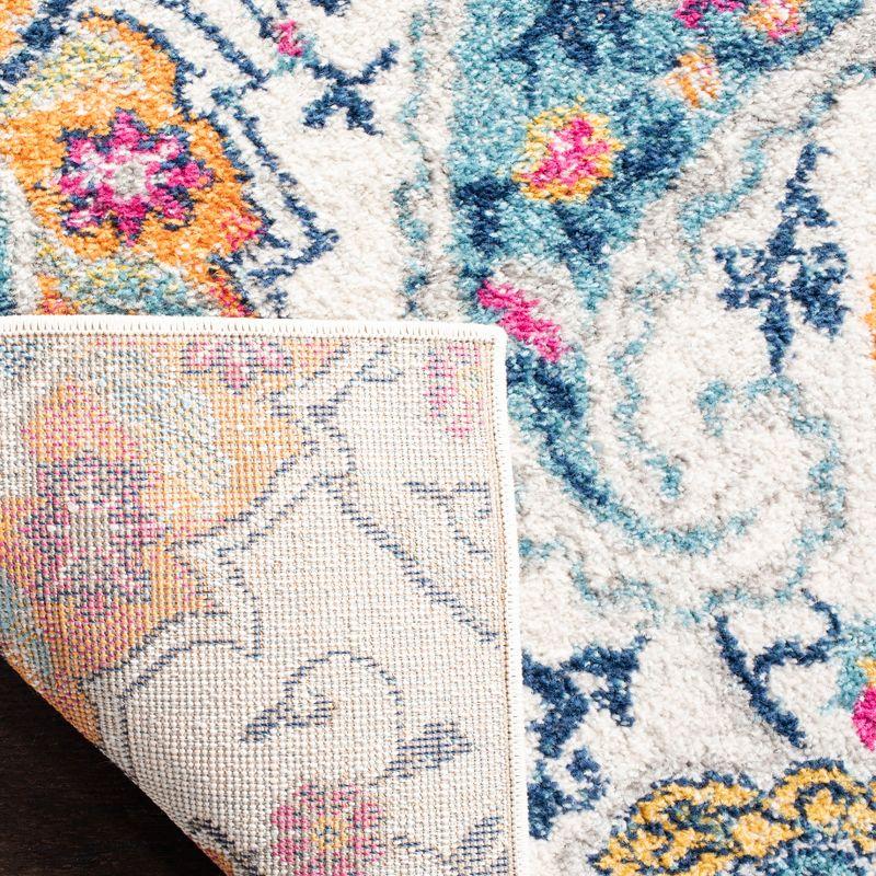 Madison MAD600 Power Loomed Indoor Area Rug - Cream/Multi - 4'x6' - Safavieh