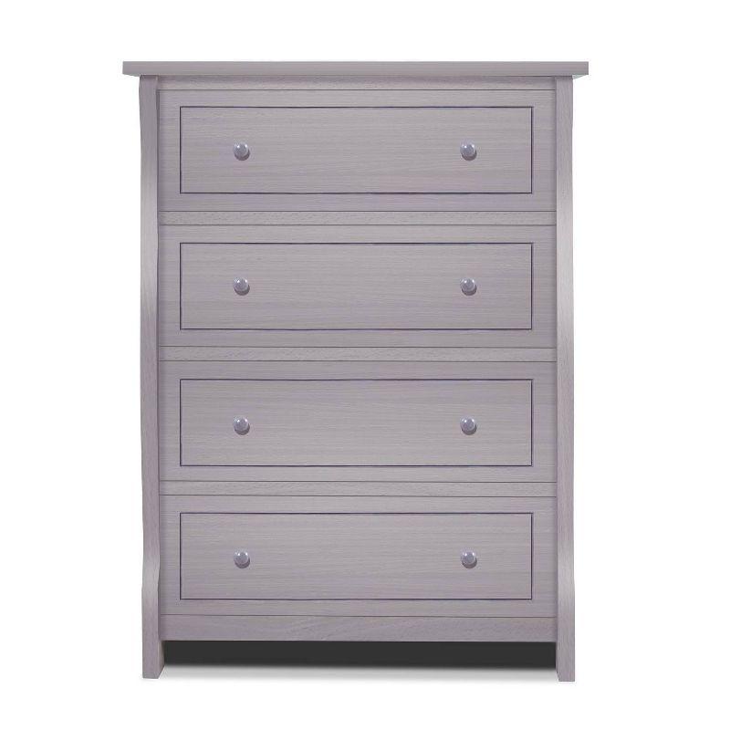 Sorelle Princeton Elite 4 Drawer Dresser Weathered Gray