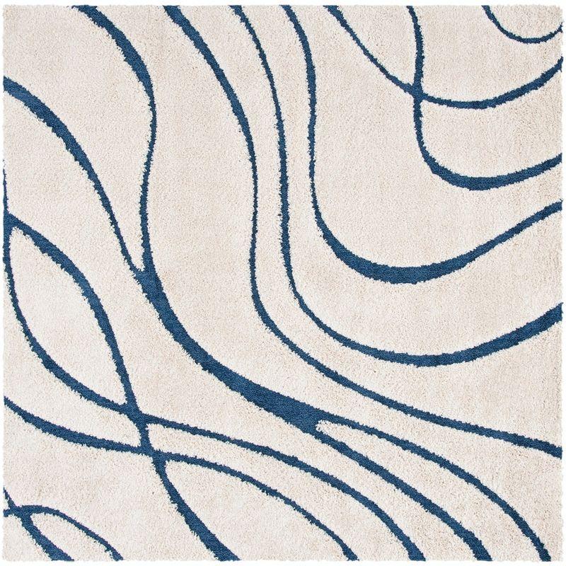 Florida Shag SG471 Power Loomed Area Rug  - Safavieh