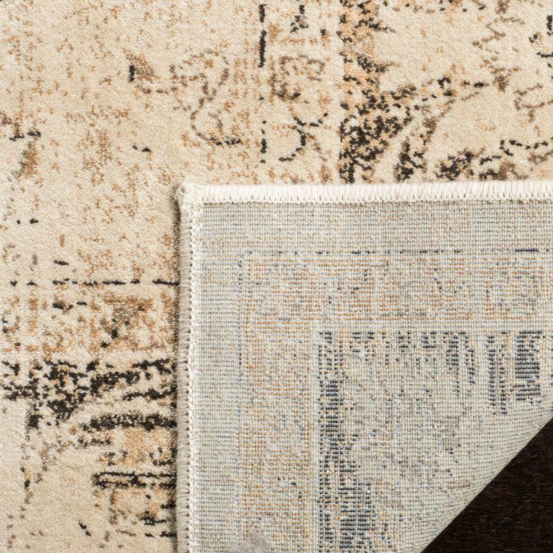 Vintage VTG117 Power Loomed Indoor Skid-Resistant Area Rug - Stone - 4'x5'7" - Safavieh