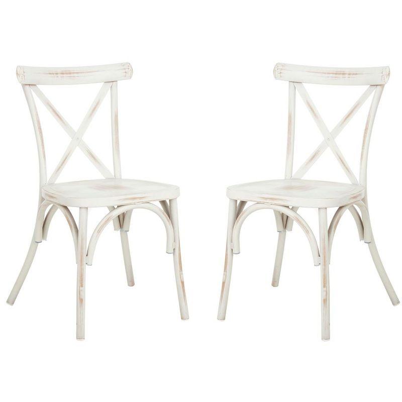 Elia Chair (Set of 2) - White - Safavieh.