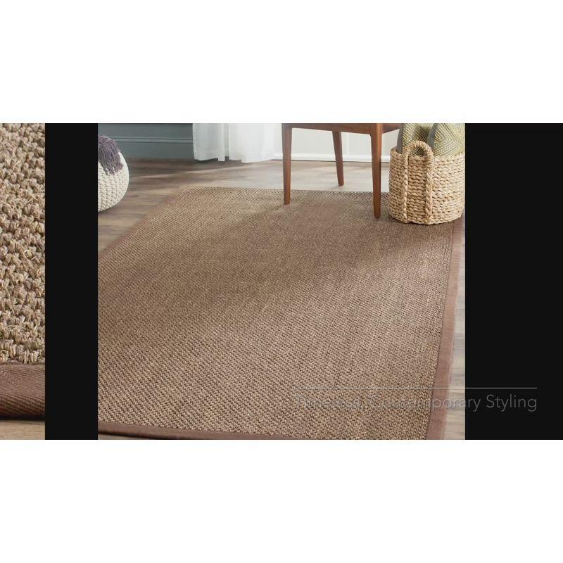 Marble Grey 6' x 9' Natural Fiber Area Rug