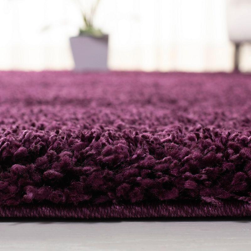 Shag SG151 Power Loomed Indoor Area Rug - Purple - 9'6"x13' - Safavieh.