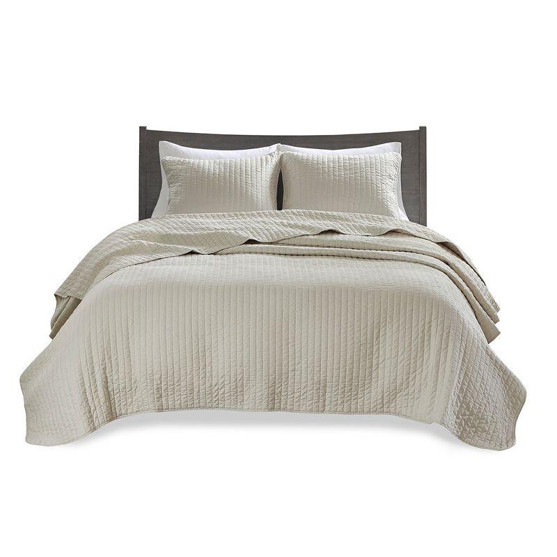 Madison Park Mitchell Reversible Coverlet Set