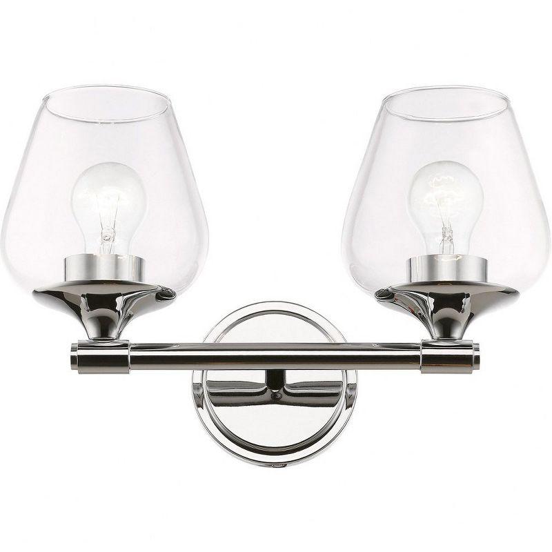 Livex Lighting Willow 2 - Light Vanity in  Polished Chrome