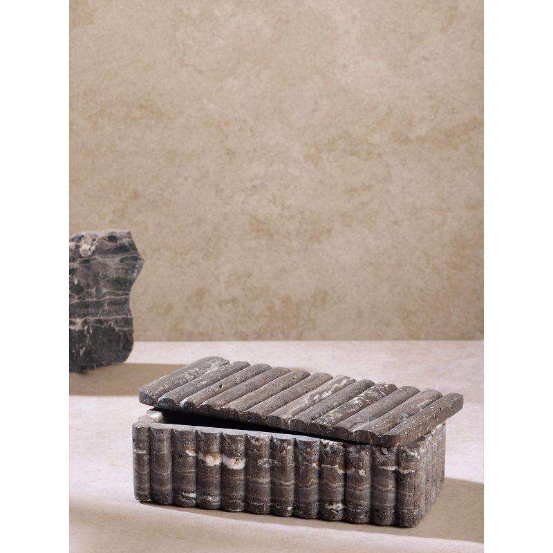Cuba Travertine Decorative Box