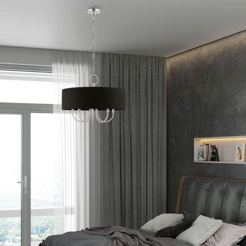 Livex Lighting Huntington 5 - Light Pendant in  Brushed Nickel