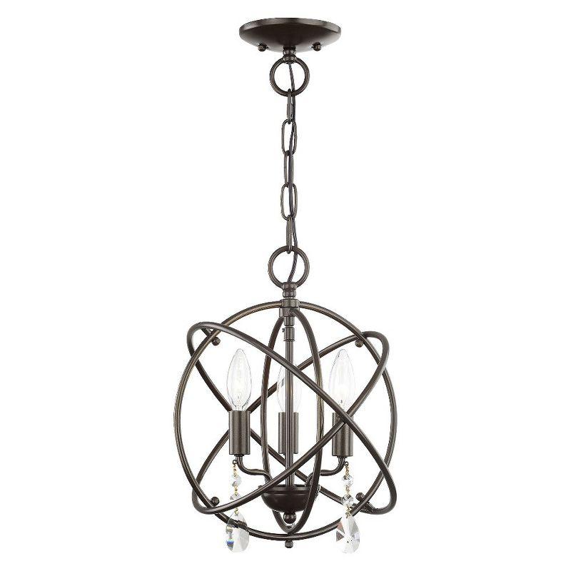 Livex Lighting Aria 3 - Light Chandelier in  English Bronze