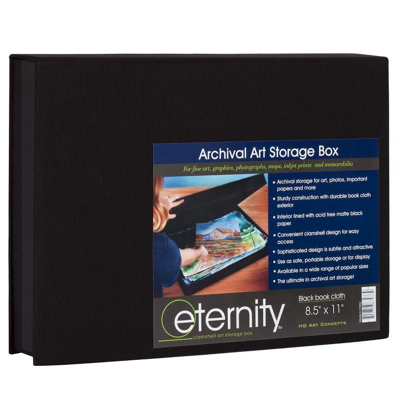 HG Concepts HG Art Concepts Eternity Archival Clamshell Art Portfolio Storage Box 8.5x11"