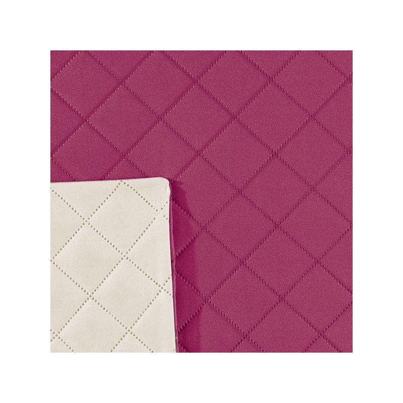 Collections Etc Classic and Elegant Quilted Diamond Textured Reversible Sham