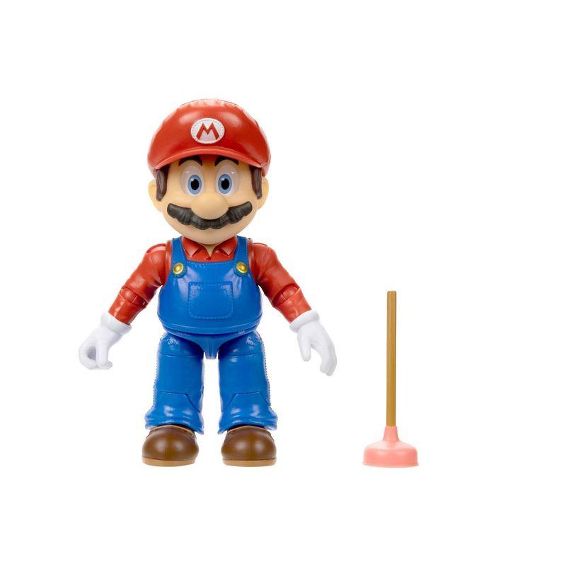 Super Mario Bros. 5-Inch Mario Action Figure with Plunger