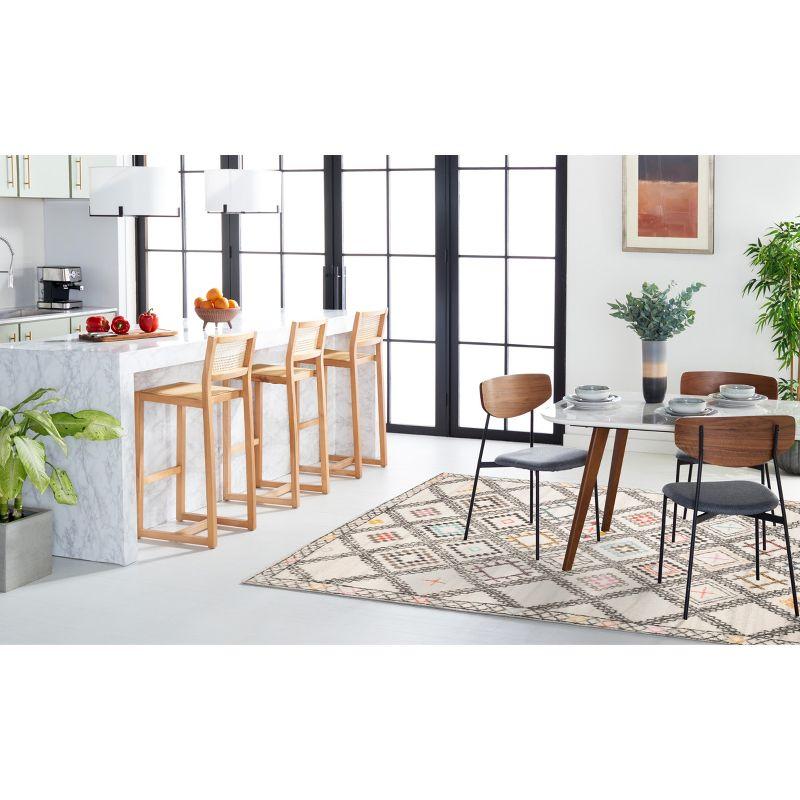 Kenya KNY822 Hand Knotted Area Rug - Natural/Multi - 6'x9' - Safavieh.