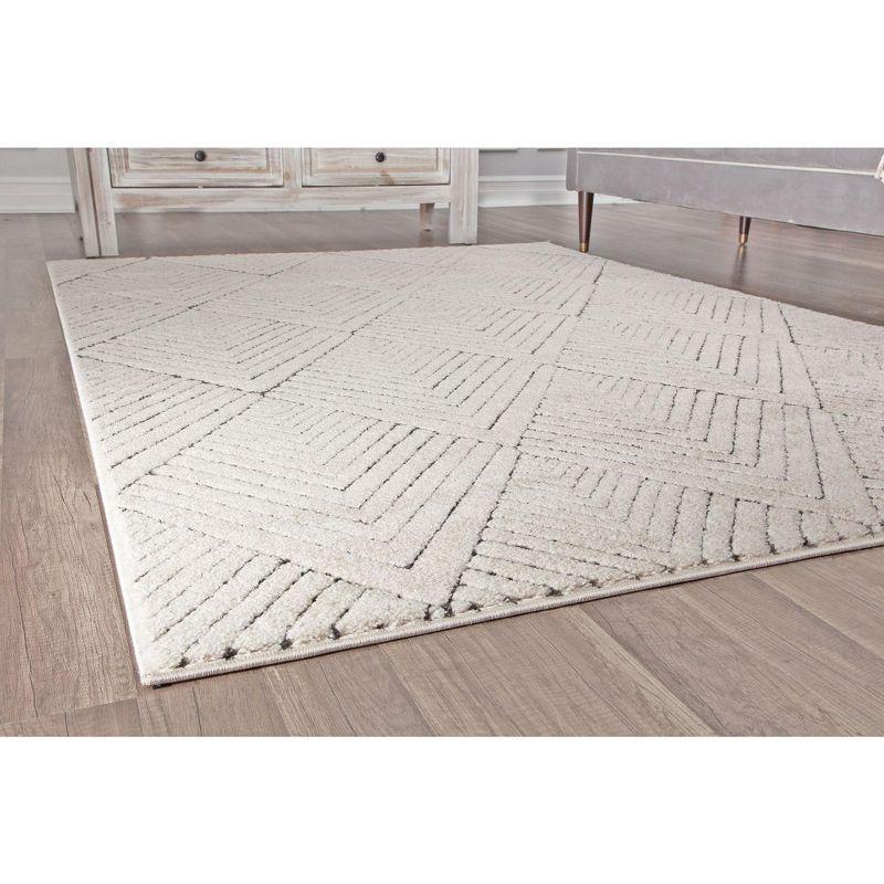 Cadence Contemporary Alabaster Area Rug