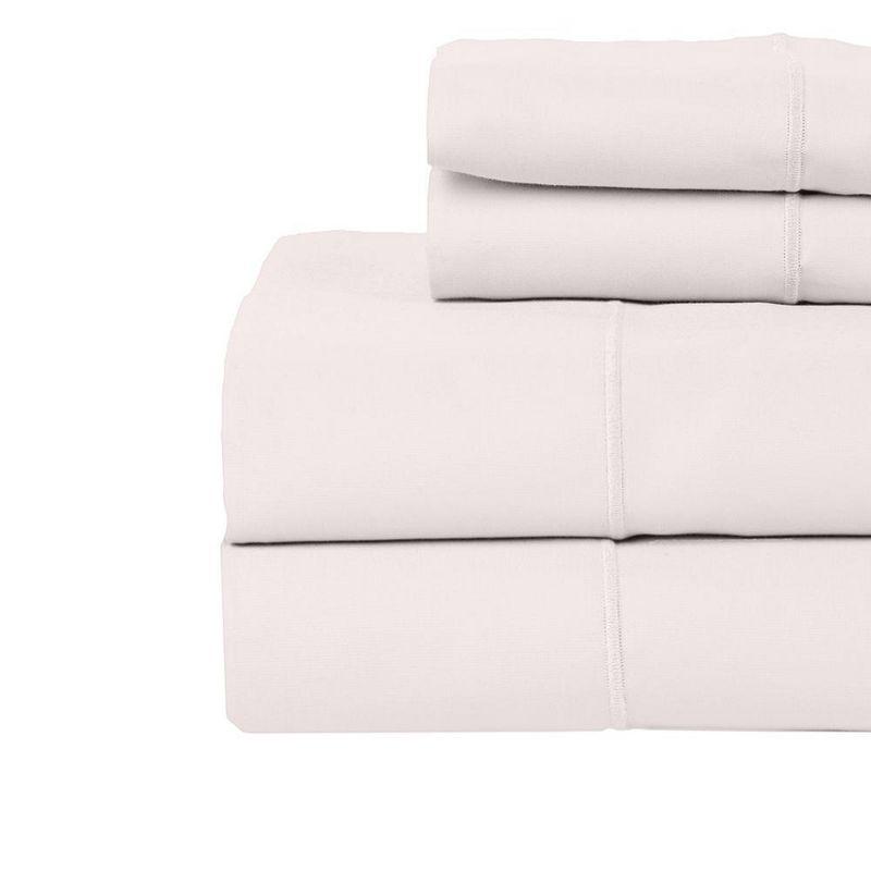 Ash Queen Cotton Sateen 4-Piece Sheet Set