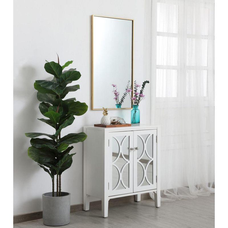 Sabine Metal Rectangle Wall Mirror