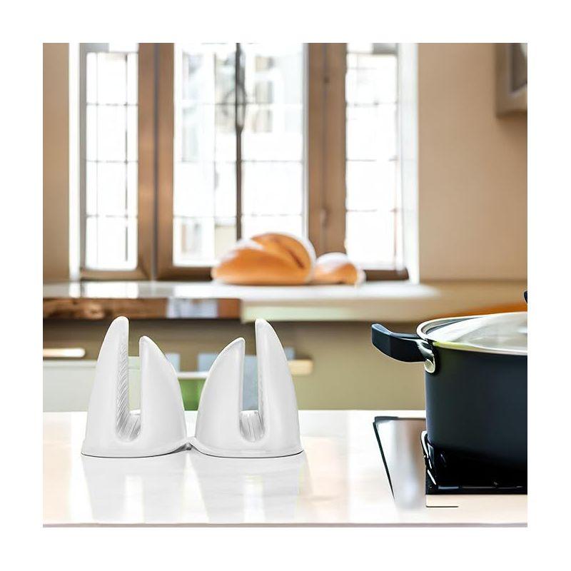 Barvivo Silicone Pot Holders-Set of 2,White