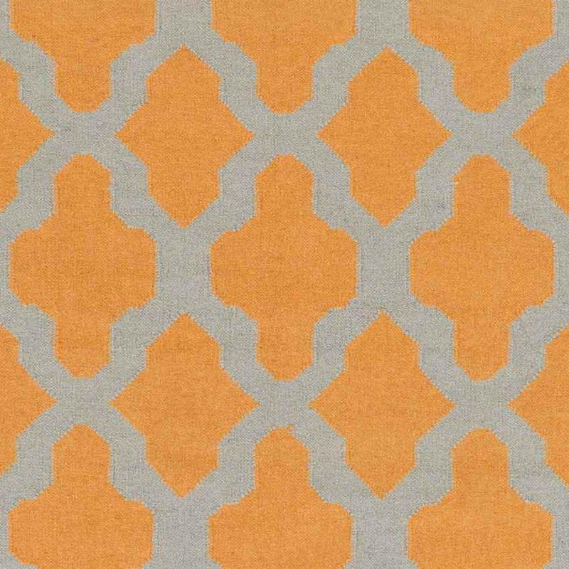 Mark & Day Woold 2'x3' Rectangle Woven Indoor Area Rugs Orange/Grey