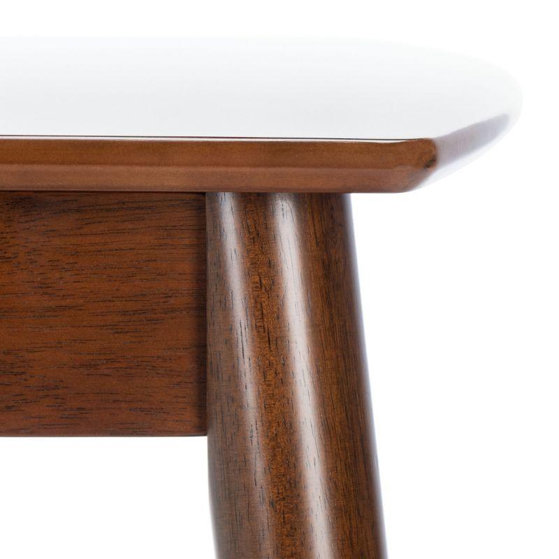 Varda Manual Extension Dining Table - DTB1402A - Walnut - Safavieh