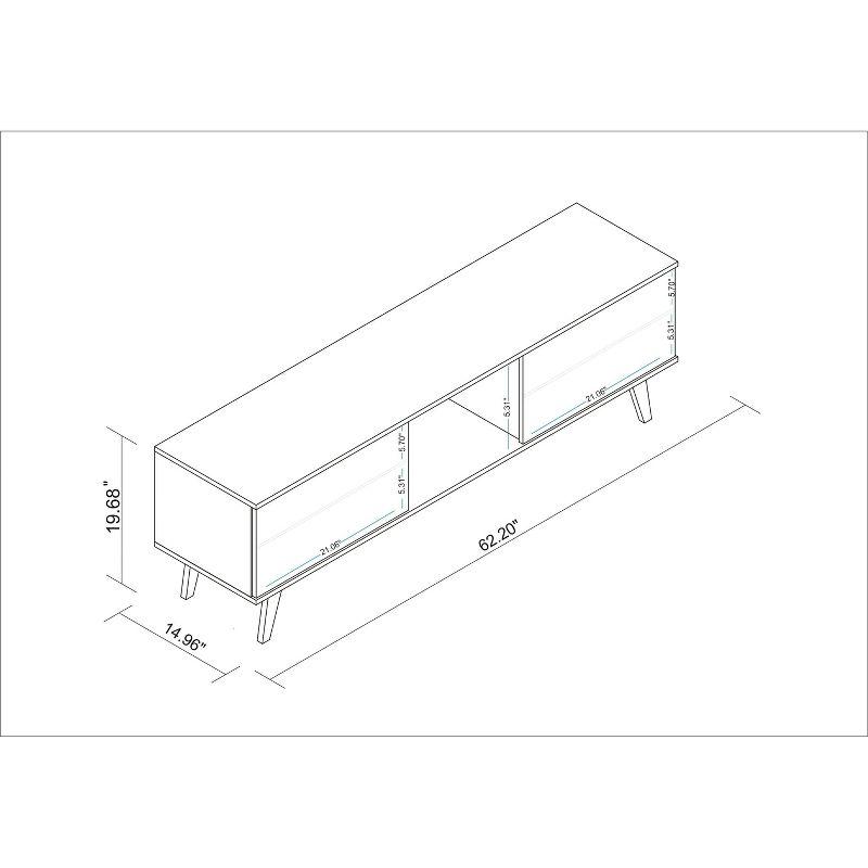 Doyers TV Stand for TVs up to 60" - Manhattan Comfort