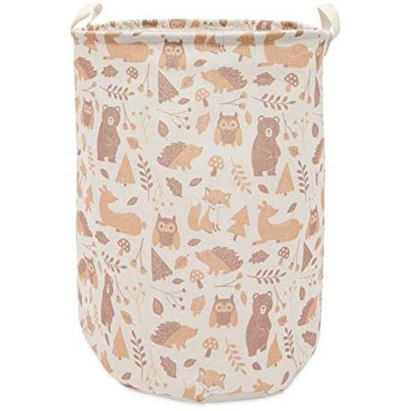 Woodland Animals Collapsible Canvas Kids Laundry Hamper