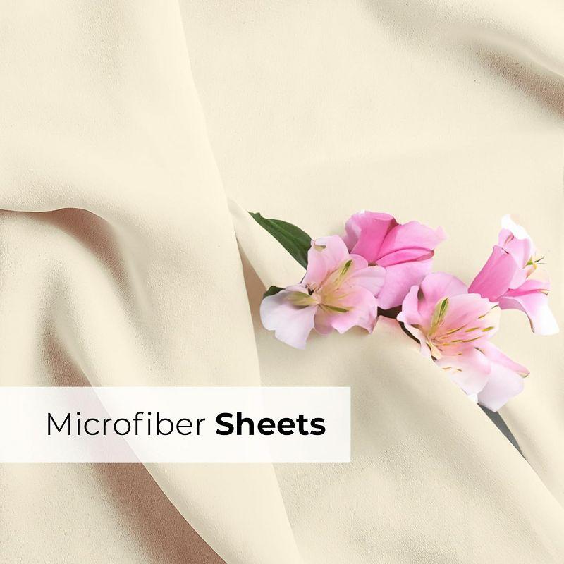 6 Piece Extra Deep Pocket Microfiber Sheet Set - CGK Linens