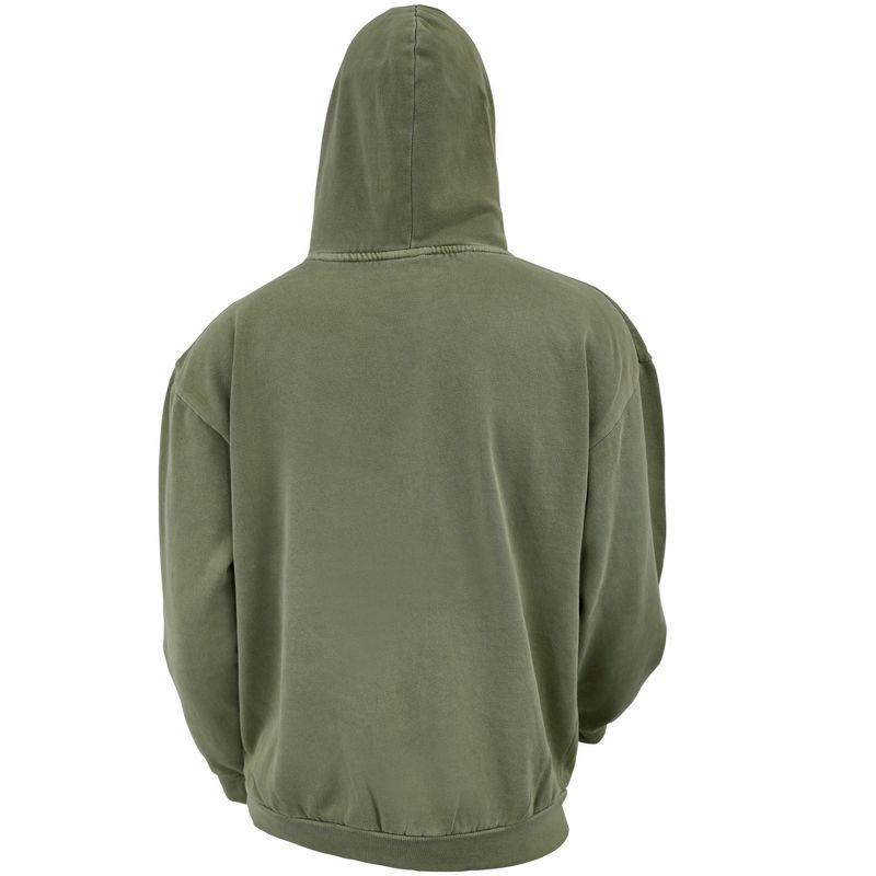 Expert Brand USA-Made Men's Oversized Heavyweight Cotton Pullover Hoodie Charcoal XL