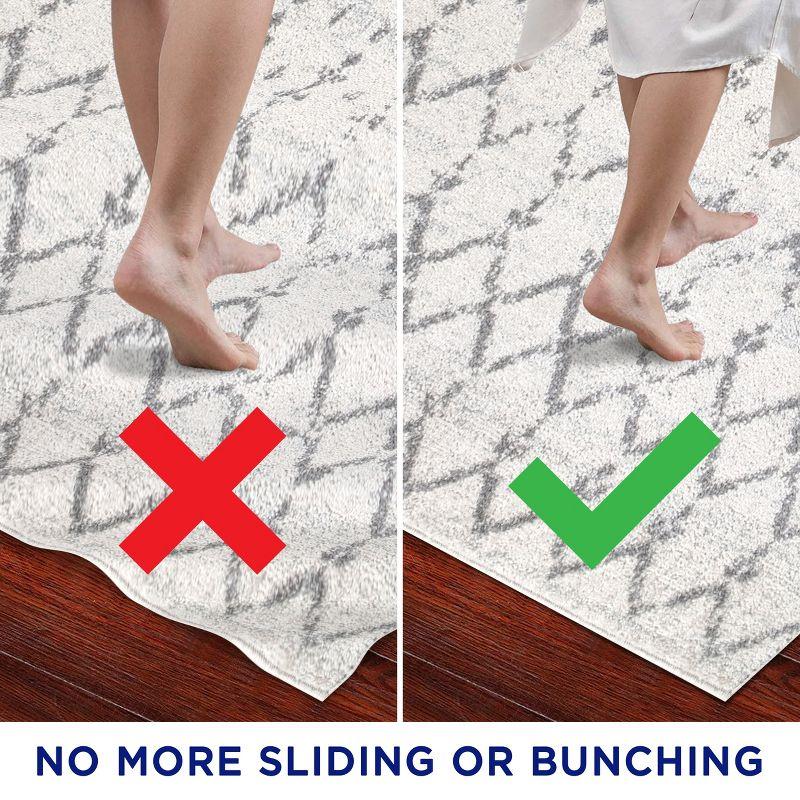 JONATHAN Y Ultra Stop Cream 12 ft. x 18 ft. Rug Pad