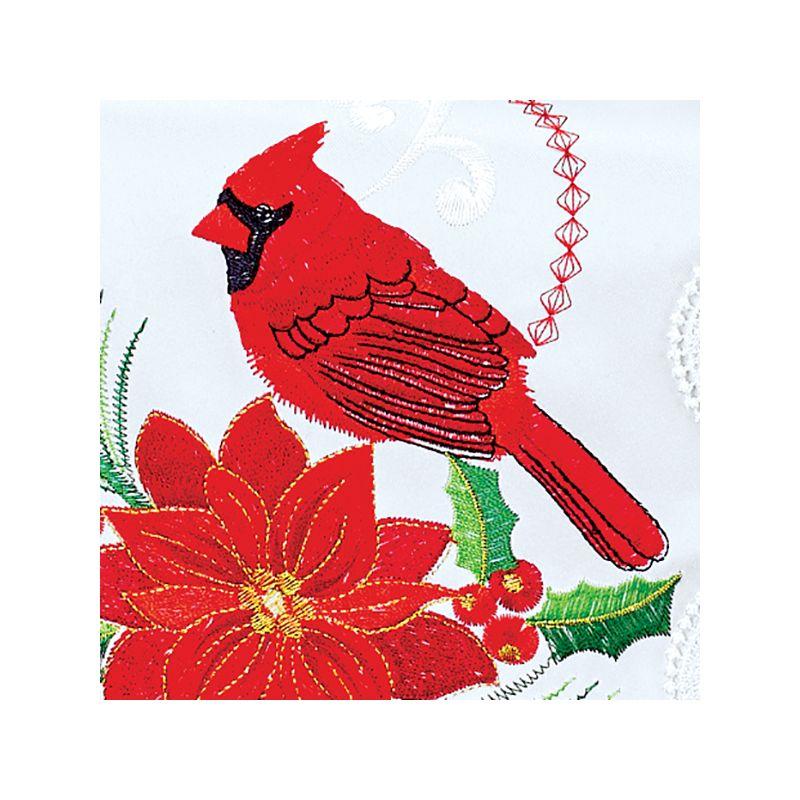 Collections Etc Holiday Cardinal Table Topper