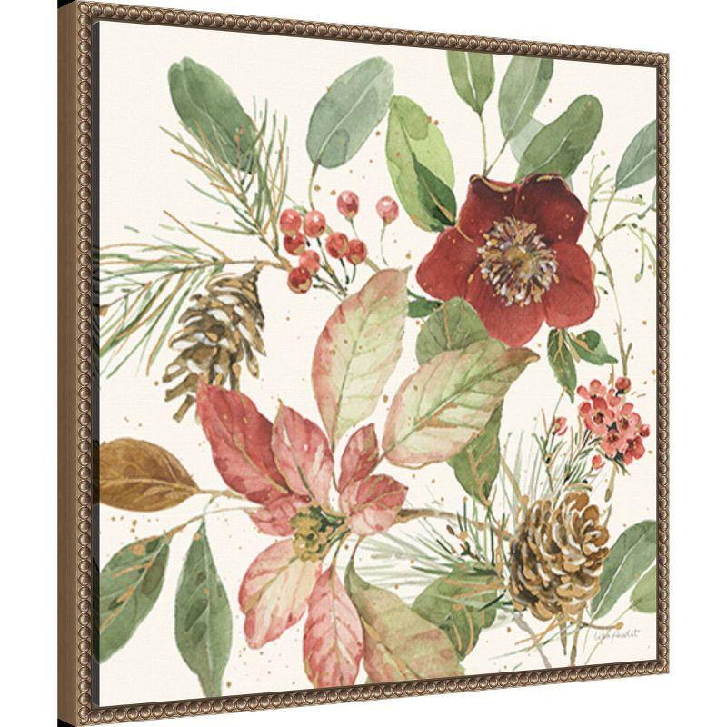 Winter Blooms VI by Lisa Audit Framed Canvas Wall Art Print