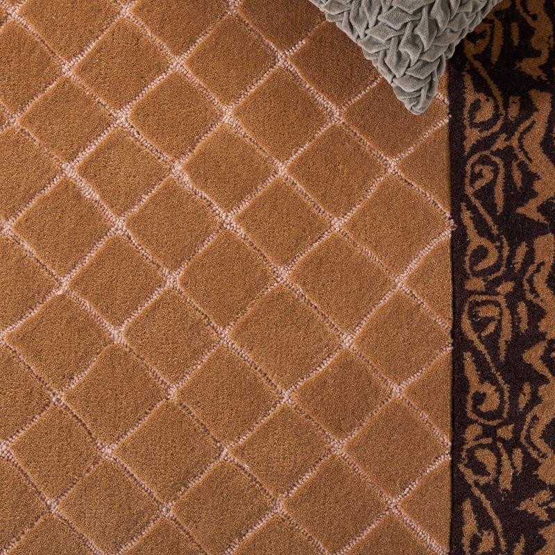 Total Performance Harrison TLP755 Hand Hooked Indoor Accent Rug - Ivory/Chocolate - 3'x5' - Safavieh