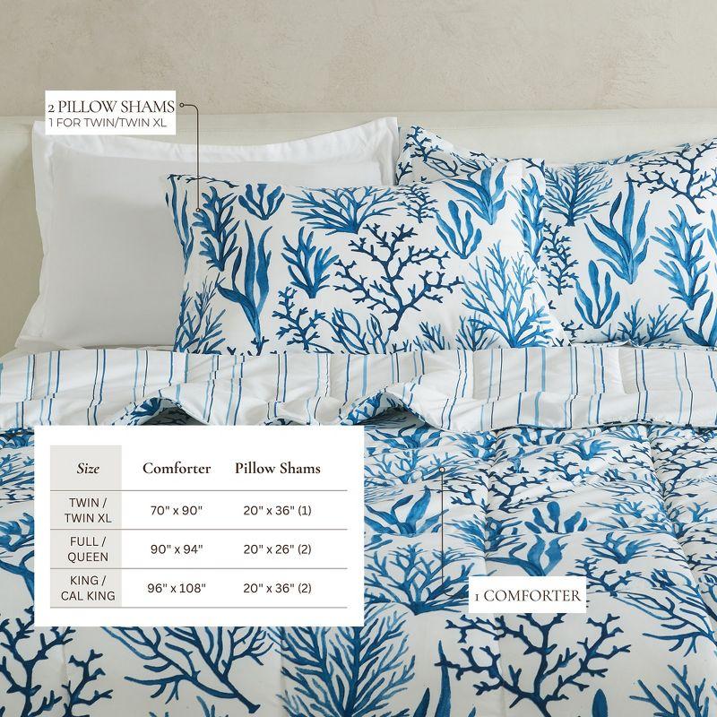 Reversible Microfiber Comforter Set with Shams