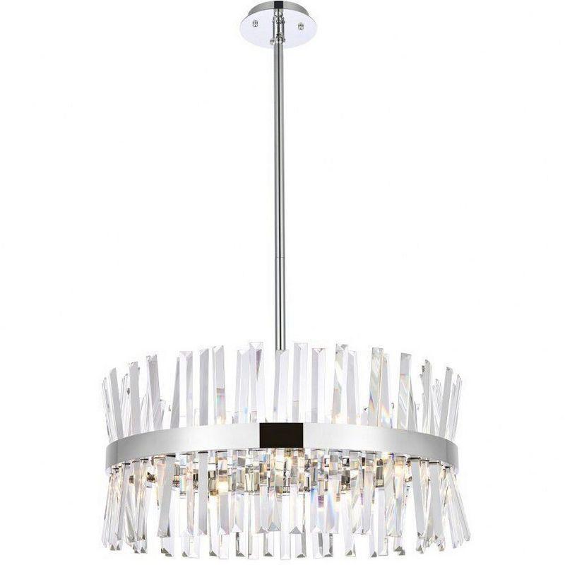 Elegant Lighting Serephina 14 - Light Pendant in  Chrome